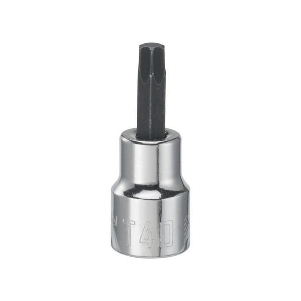 T40 1/4 T-Star BGS 2596 for Torx Bit Socket 6.3 mm Drive T40 1/4 T-Star BGS 2596 for Torx Bit Socket 6.3 mm Drive